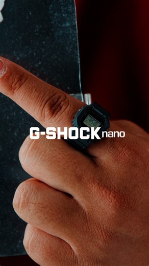Delivering impressive detail — from side buttons, to buckle to LCD, all precisely reproduced using advanced molding techniques in a form so compact it comfortably fits on your finger. Shock resistant and water resistant up to 20 bar, this ring-sized watch performs with the toughness of a full-on G-SHOCK,while still allowing the battery to be replaced. Even at this small size, the LCD presents all the info you need — hours, minutes, and seconds, as well as dual time, stopwatch, and auto calendar.