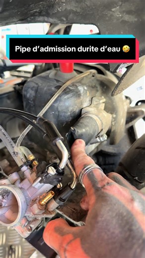 Première sur la pipe d'admission pour le refroidissement !