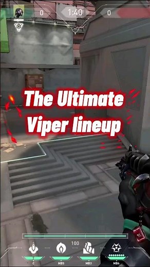 Viper post-plant lineup on Split! Valorant tips and tricks pt2
