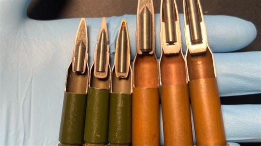 【实物】国产7n37? m993? m995？—老钟逆天实验型5.8/7.62钨芯穿甲弹