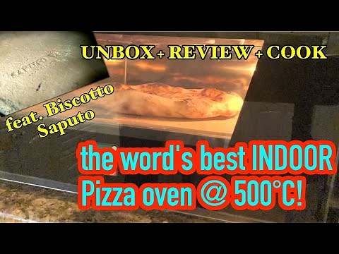 The world's best indoor Pizza oven @500°C for home, Effeuno P134h, feat Biscotto Saputo UNBOX REVIEW