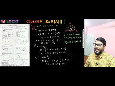 Selina concise mathematics, class 9, ICSE Solutions, chapter 9, exercise 9(A), triangles, PART 2