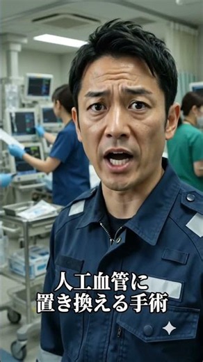 【大動脈解離④】どう治す?緊急手術と人工血管