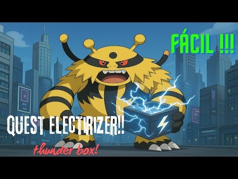 AVANÇANDO FÁCIL NA QUEST ELECTIRIZER!! OBTENDO A THUNDER BOX NO POKEFALLEN 2025 🔥