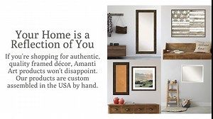 Amanti Art Natural Cork Board for Wall, 27x39 Vision Board with Cherry Wood Frame, Large Corkboard Office Decor for Home Organization, Traditional Corkboard Pinboard to display items for home