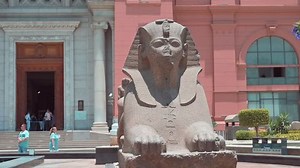 Ancient Statue Pharaoh Sphinx Front Egyptian Stock Footage Video (100% Royalty-free) 1098310789 | Shutterstock