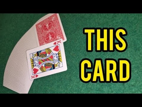 Learn a card trick that will fool people.