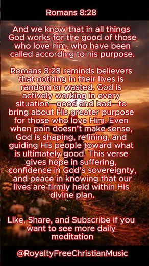 Romans 8:28 Explained | God Is Working Even When Life Hurts
