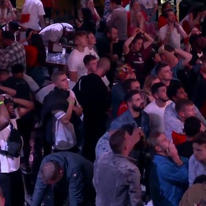 "Absolute silence and total devastation." 😫 There were contrasting emotions for England and Italy fans following the dramatic penalty shootout at Wembley...🇮🇹🏆 | Sky Sports