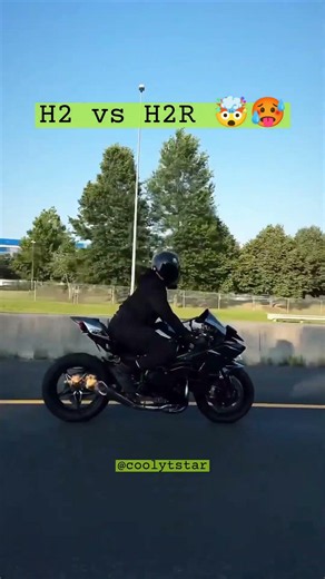 Ninja H2 vs H2R Ride 🥵🤯 #coolytstar #shorts #foryou #h2r #h2 #automobile #ninjacool