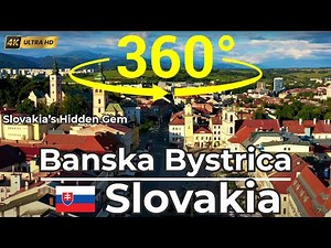 🇸🇰 You’ll Be Surprised This Historic City Is in Slovakia | Banská Bystrica 360° Tour in 4K VR