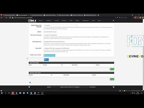 [Tutorials] Add Custom DNS entries to PFSense