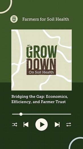 It’s release day for The Grow Down on Soil Health! Tune in to hear Greg Goodwin and our host, Dr. Ben West, explore the critical roles that economics, efficiency, and trust play in the future of conservation. Listen anywhere you get your podcasts!  Spotify: https://bit.ly/3XEr4bb  Apple Podcasts:https://apple.co/3LPHF9n | Farmers for Soil Health | Facebook