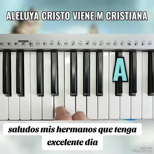 ALELUYA ALELUYA ALELUYA.MUSICA CRISTIANA EN TONO DE A#pianotutorial