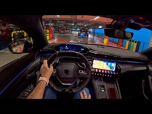 508 PSE Night (1.6 Plug-in hybrid 360 hp) | POV Test Drive #2528 Joe Black