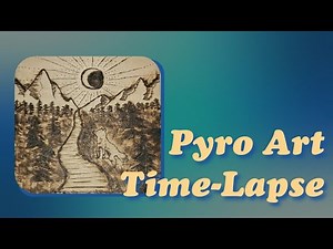 Pyro Art Wood Burning | Wolf Time-Lapse