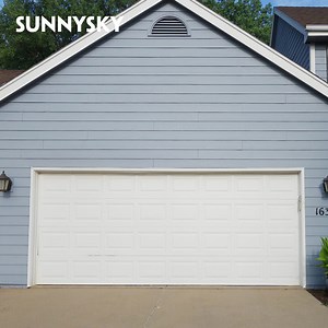 [Hot Item] modern Design Quiet Aluminum and Glass Full View Double Garage Door for Resident