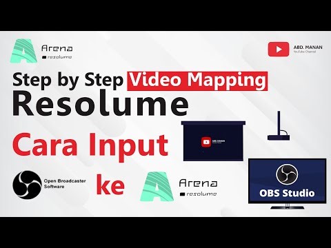 Step-by-Step Video Mapping Resolume | Cara Input OBS ke Resolume
