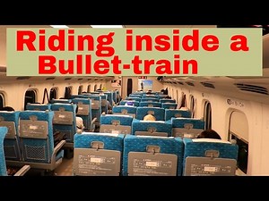 Riding inside a Bullet-Train in Japan