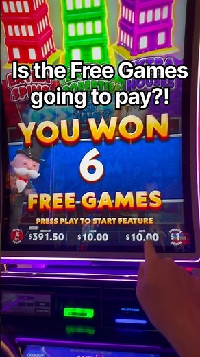 Will the Free Games finally pay?! #casino #slots #gambling #money