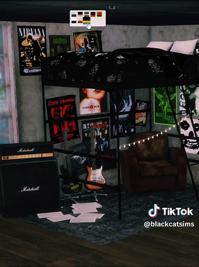 Furnish Your Sims 4 Bedroom with Grunge Aesthetics