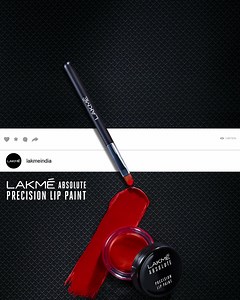 Paint your lips & pout! New Lakme Absolute Precision Lip Paint -in a cute pot with brush | I Love Lakme