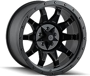 ROADKILL 15x7, Bolt Pattern: 4x156/, Offset: 13, MATTE BLACK W/SIMULATED RING, set of 1
