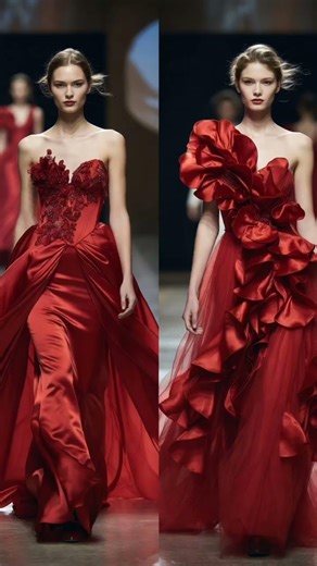 The Most Beautiful Red Flower Dress Ever