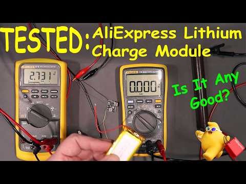 Uni-Byte 0328 - Testing an AliExpress 4056 Based Li-ion CHARGE Module.