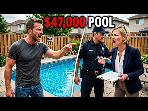 HOA Karen Claimed My $47,000 Pool Was “Community Property” — Then the Police Showed Up