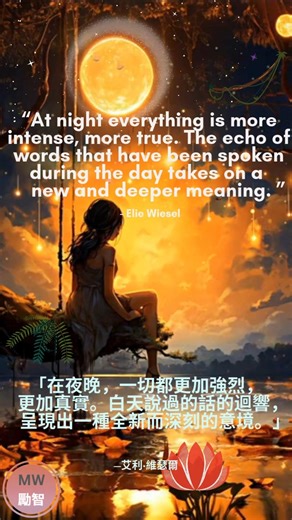 [Quote 237 . 名人語錄 237] ~ At night everything...#quoteoftheday #wisequotes #lifequote #名言語錄 #人生語錄 #智慧