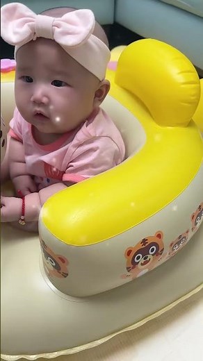 4 to 6 months is the critical period for babies to learn to sit. Arrange this inflatable