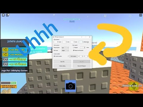 Auto Clicker??? Roblox Skywars