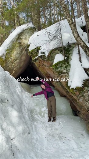 Explore the Flume Gorge & Sentinel Pine Covered Bridge #whitemountains #franconianotchstatepark
