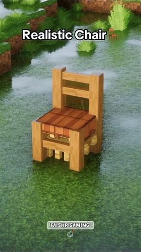 Faishr Gaming on Instagram: "Realistic Chair Tutorial 🪑 Subscribers: Faishr Craft /YouTube Credit TikTok 👉 beton._.77 Tags:- #faishr #faishrgaming #faishrcraft #featurememinecraft #minecraftbuilds minecrafthouses minecraft minecraftmemes gaming realisticminecraft minecraftpe minecraftbuild minecraftpc minecrafter minecraftonly minecraftdaily instagramreel minecraftideas minecrafts minecrafttutorial minecraftindonesia minecraftbuildings minecraftart minecraftsurvival minecraftcreations minecraf