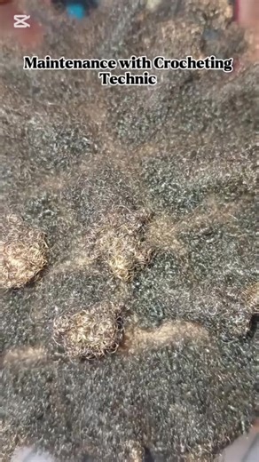 Maintenance of locks with Crocheting Technic