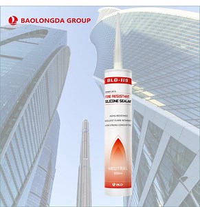 [Hot Item] Bld -119 Fireproof High-Temperature Silicone Sealant Construction Adhesive Structural Weatherproof Silicone Sealant for Fire Resistant