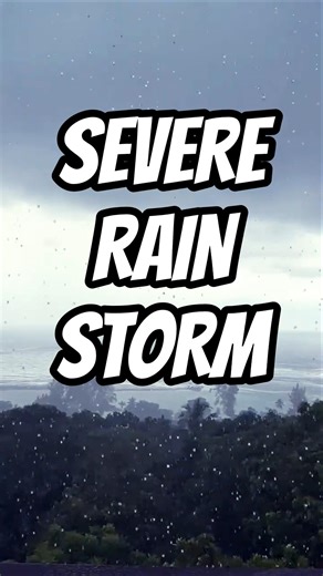 Severe Rain Storm Sounds Heavy Rain, Wind & Thunder for Deep Relaxation