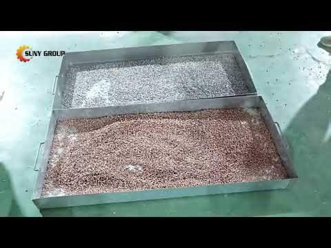1000kg/h Color Sorter Separating Copper & Aluminum | 40kg Mixed Metal Test #colorsorting