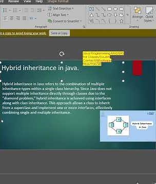 Hybrid inheritance in java #javaprogramming #java #javabasics #javascript