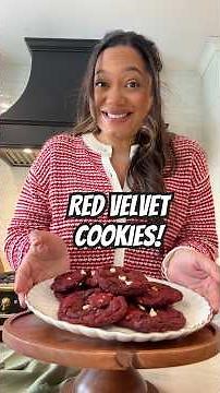 Chewy RED Velvet Cookies!