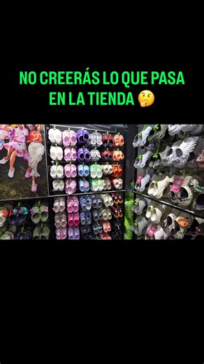 Tienda de Crocs Blancos con Mery Caldas