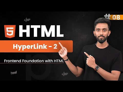 HTML HyperLink | Day 8 | Fronted Foundation with HTML