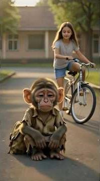 why this happened with this monkey 🐒 😲😲😲
