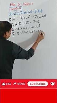 NCERT Class12 | Vector Algebra | Miscellaneous Exercise on Chapter 10