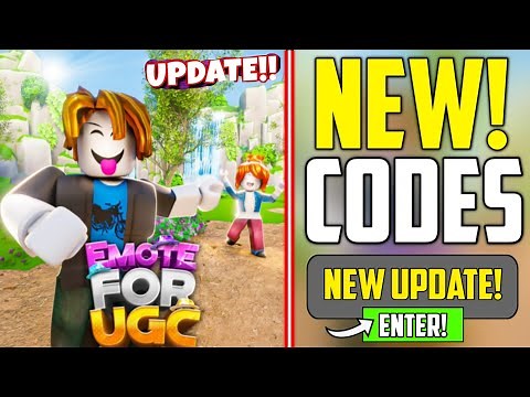 ALL NEW!✅EMOTE FOR UGC ROBLOX CODES 2025 - EMOTE FOR UGC CODES 2025 [ROBLOX]