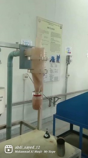 Particle technology lab experiment :-Cyclone Separator #UETIAN 😍