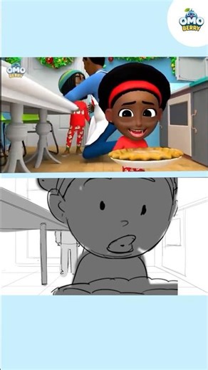 🎥 BTS Behind the Scenes with OmoBerry Animation #storyboard #animatic