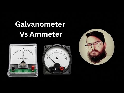 Galvanometer Vs Ammeter || SM Raza || Physics Center