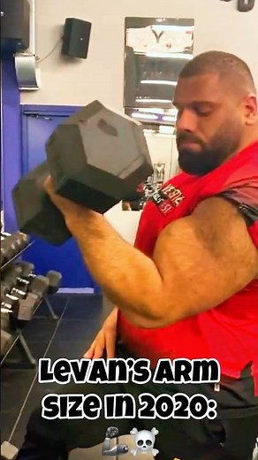 Levan Saginashvili’s Arm Size Has Increased A Lot Compared To 5 Years Ago! 🦾☠️#armwrestling #biceps